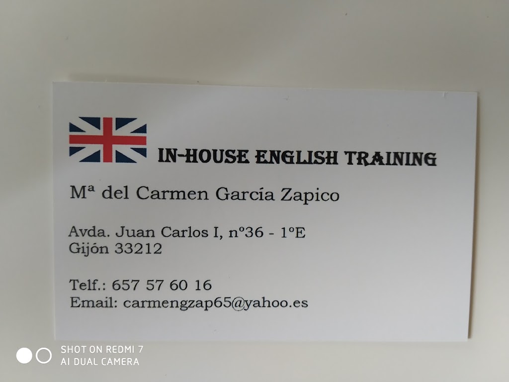 In-House English Training — Del propietario