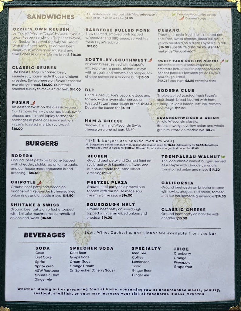  Bodega Brew Pub, Inc.