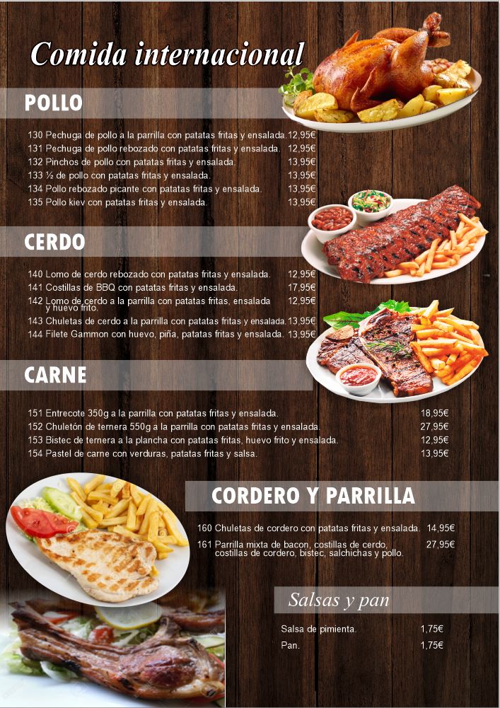 THE TROPICAL CAP SALOU — Carta