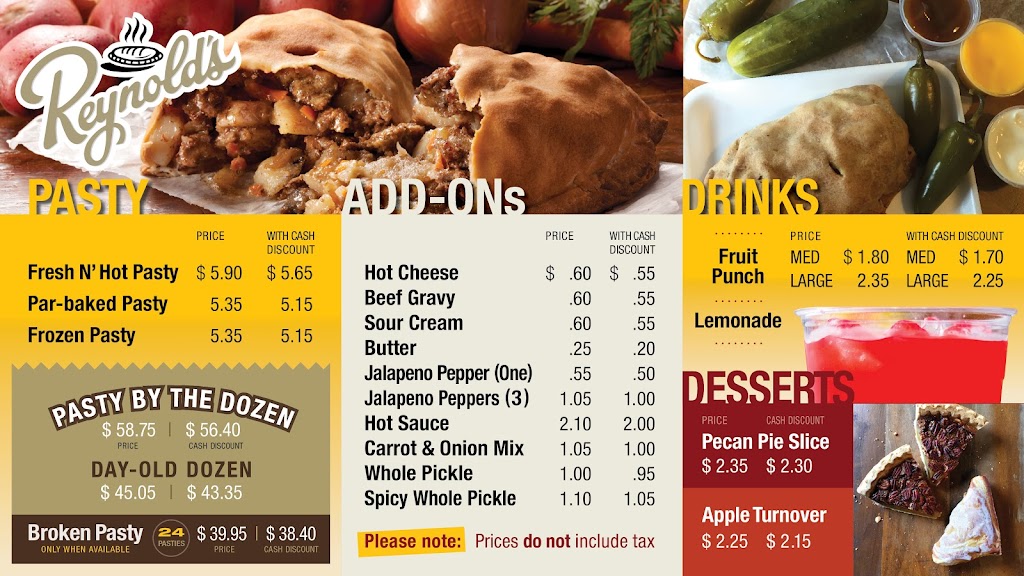  Reynold's Pasty Shop