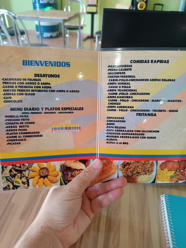 BAR CAFETERIA DONDE YANI — Carta