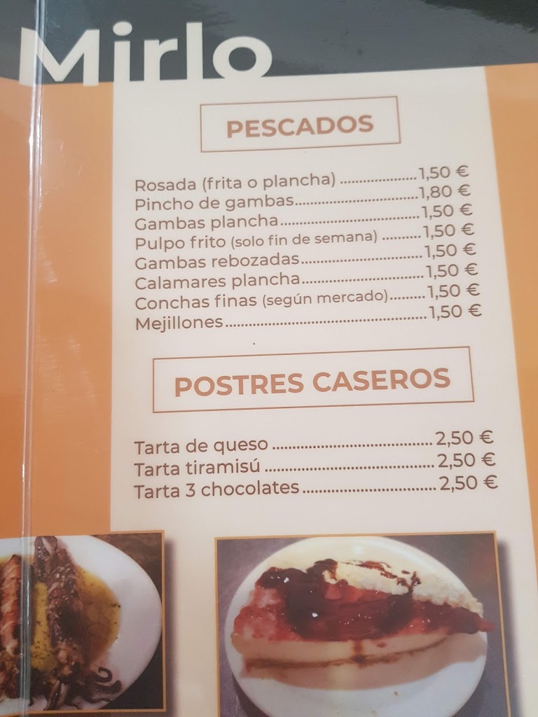 El Mirlo — Carta
