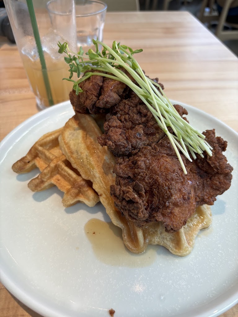 Chicken and waffles