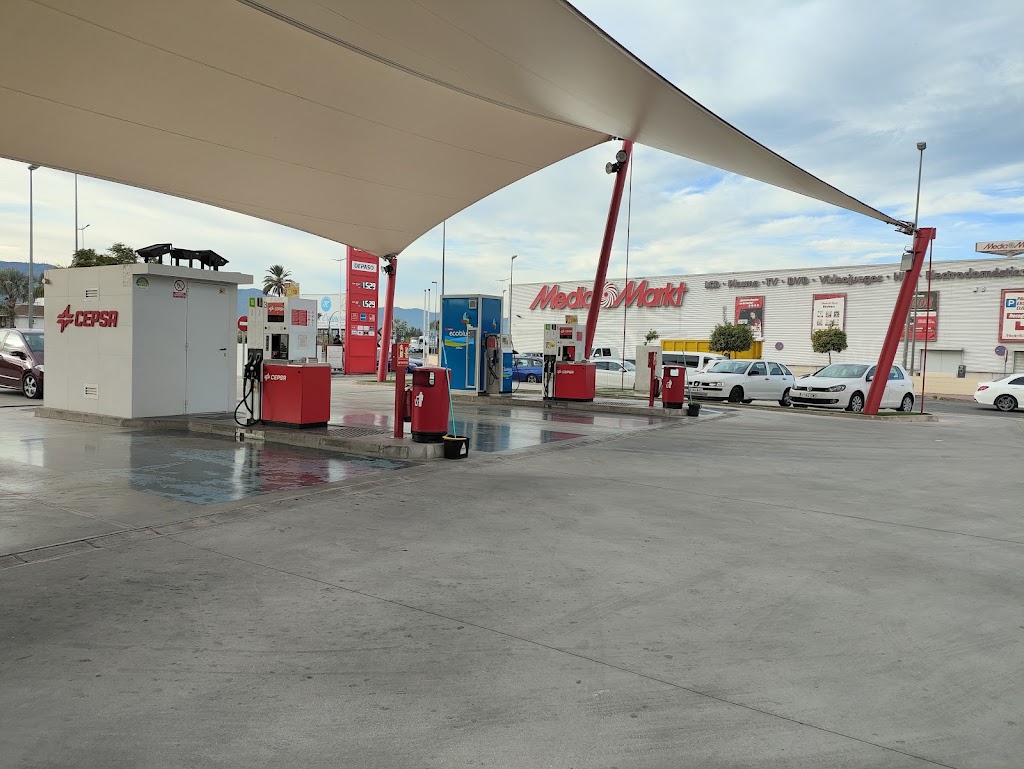 Estacion de servicio Cepsa — Surtidor de combustible