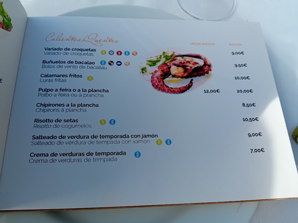 Restaurante Coto da Aguia — Carta