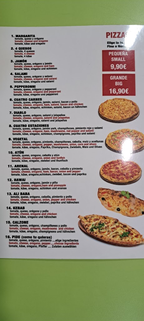 Ali Baba kebab pizza — Carta