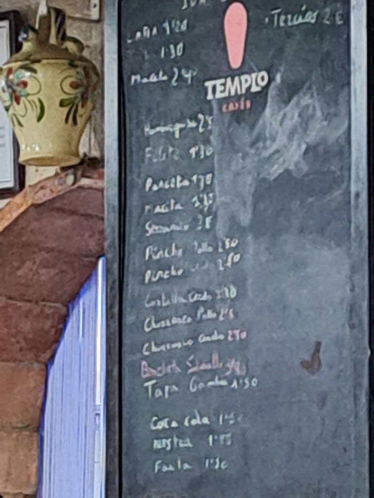 Cerveceria Tio Modesto — Carta
