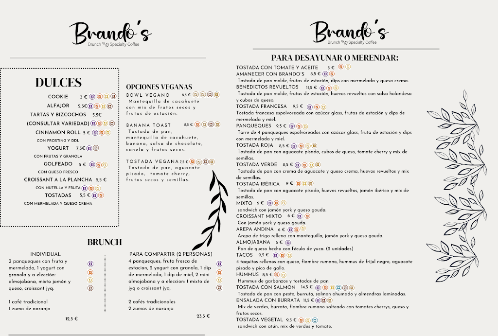 brando's brunch — Carta