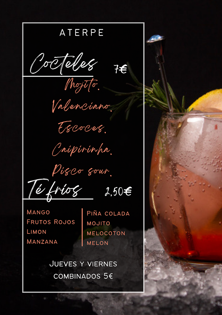 Aterpe taberna — Carta