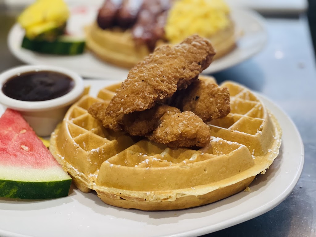 Chicken and waffles