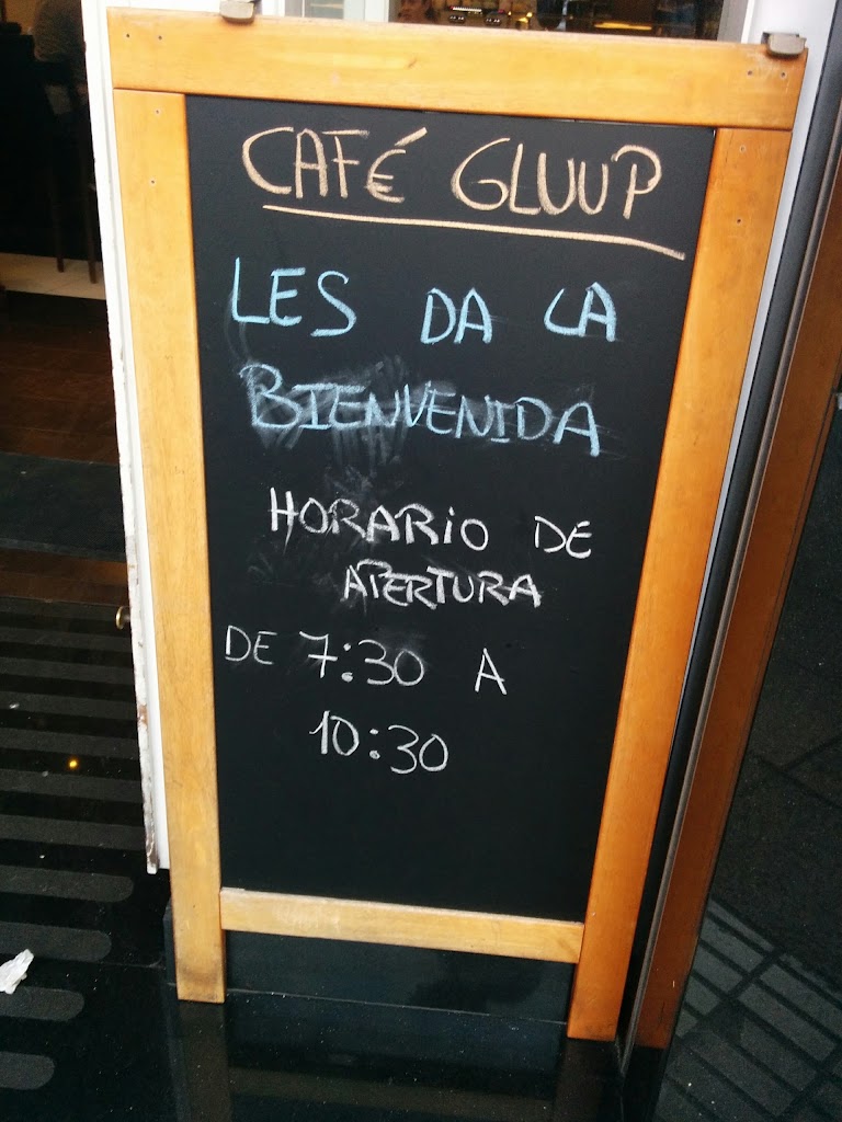 Cafe Glupp vinoteca — Carta