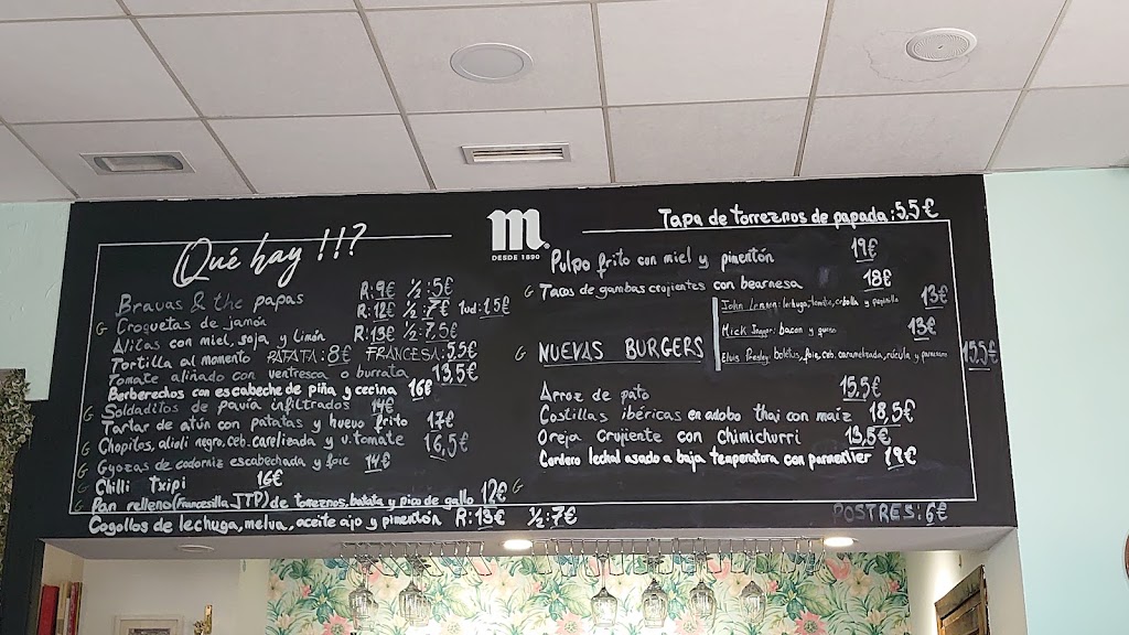Bar Restaurante Ahi Hay Ay!!. — Carta