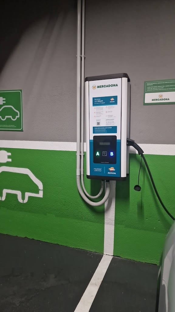 Estacion de carga de vehiculos electricos