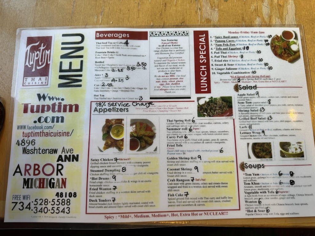 Tuptim Thai Cuisine