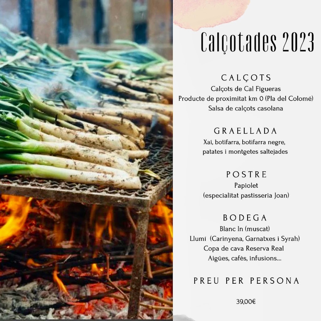 Restaurant Can Colome — Carta