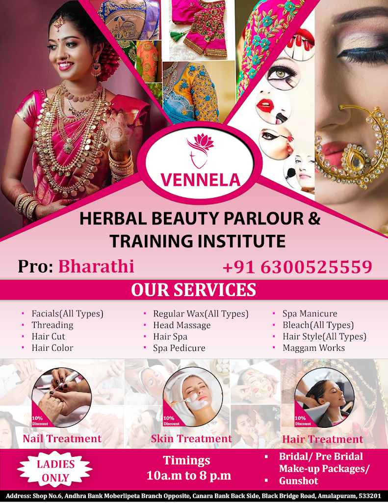 Vennela Hearbal Beauty Parlour Training Institute