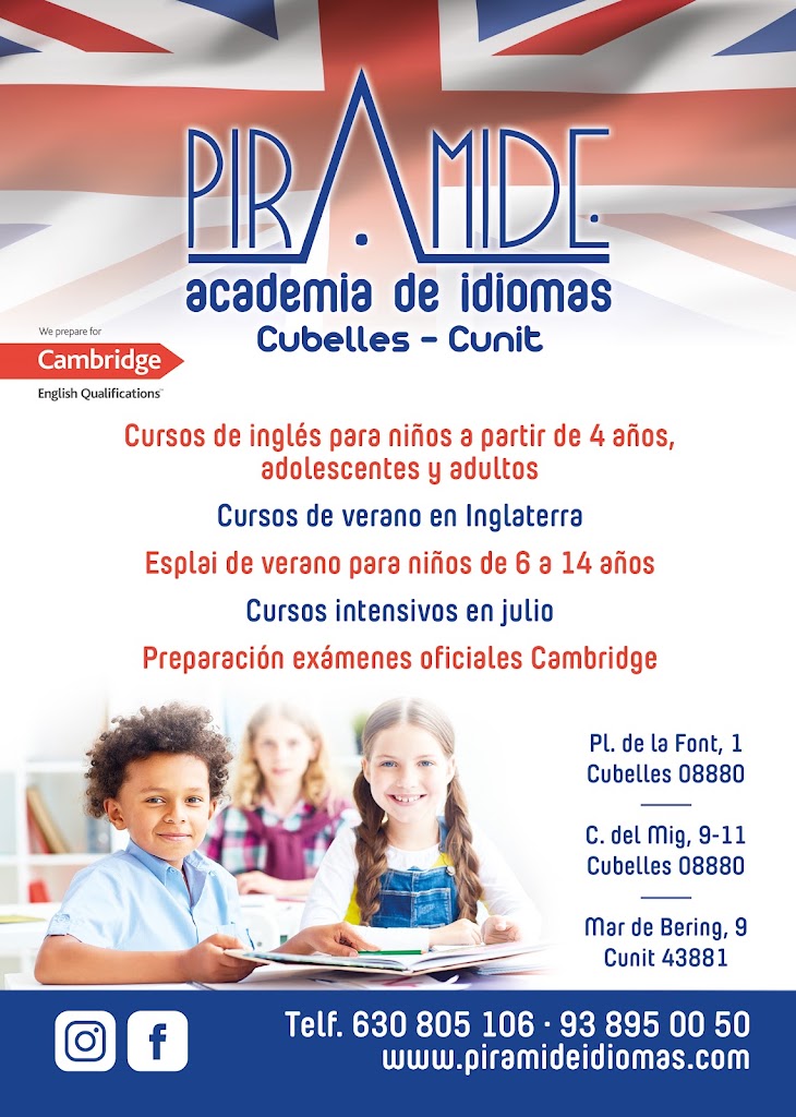 PIRAMIDE, academia de idiomas Cubelles — Del propietario