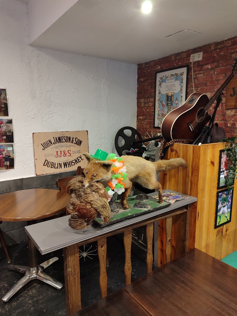 The Irish Pub -____ Irish owned so the crack is 90