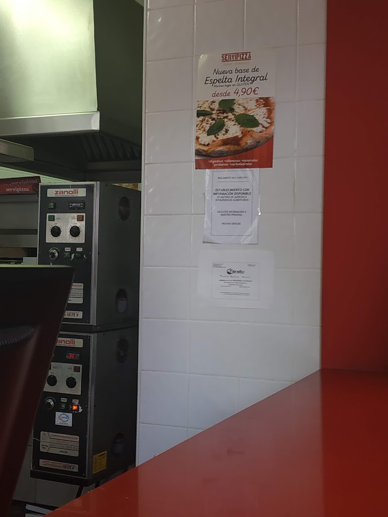 Servipizza Almoradi — Carta