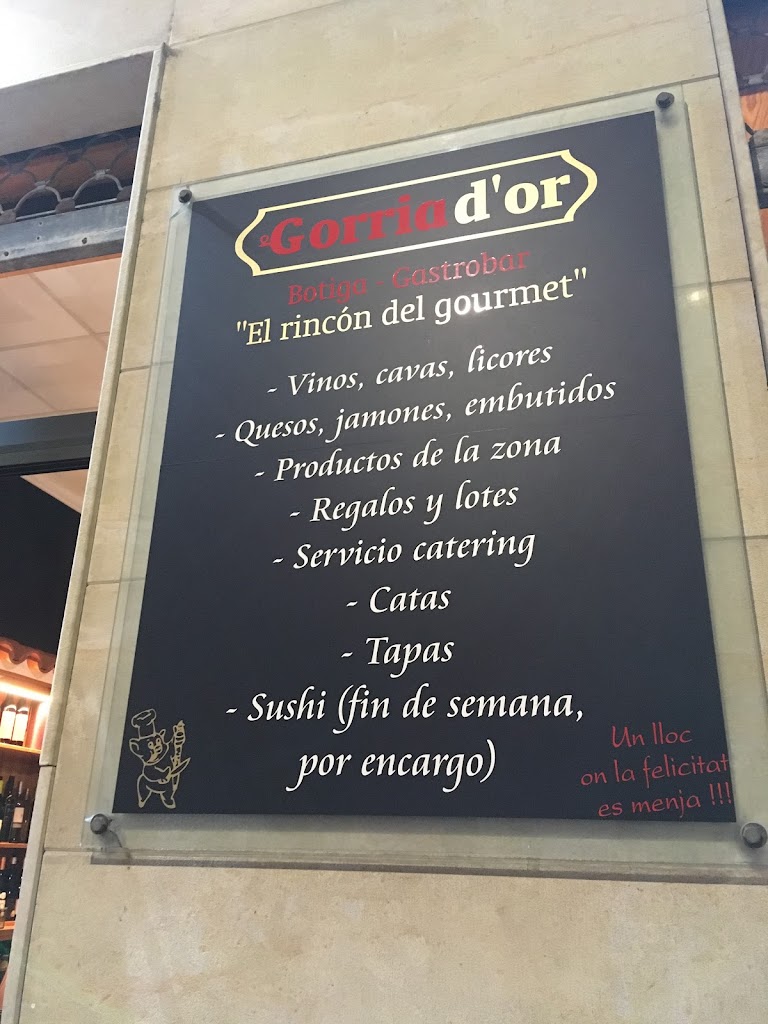 Gorria D'or — Carta