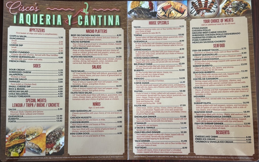  Cisco's Taqueria y Cantina