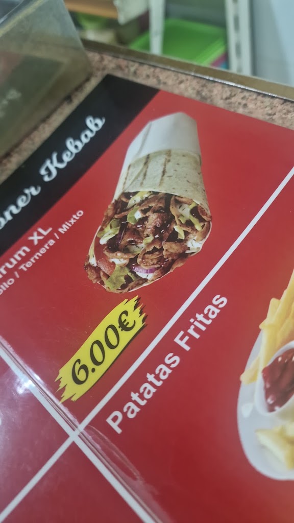 Sabor Doner Kebab — Carta