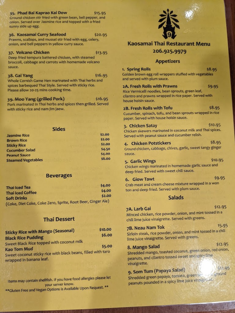 Kaosamai Thai Restaurant