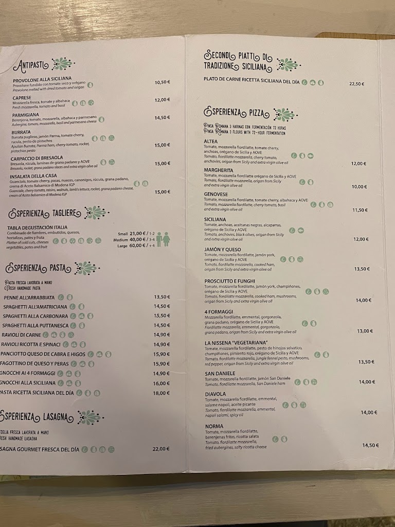La Bottega dei Sapori Altea — Carta
