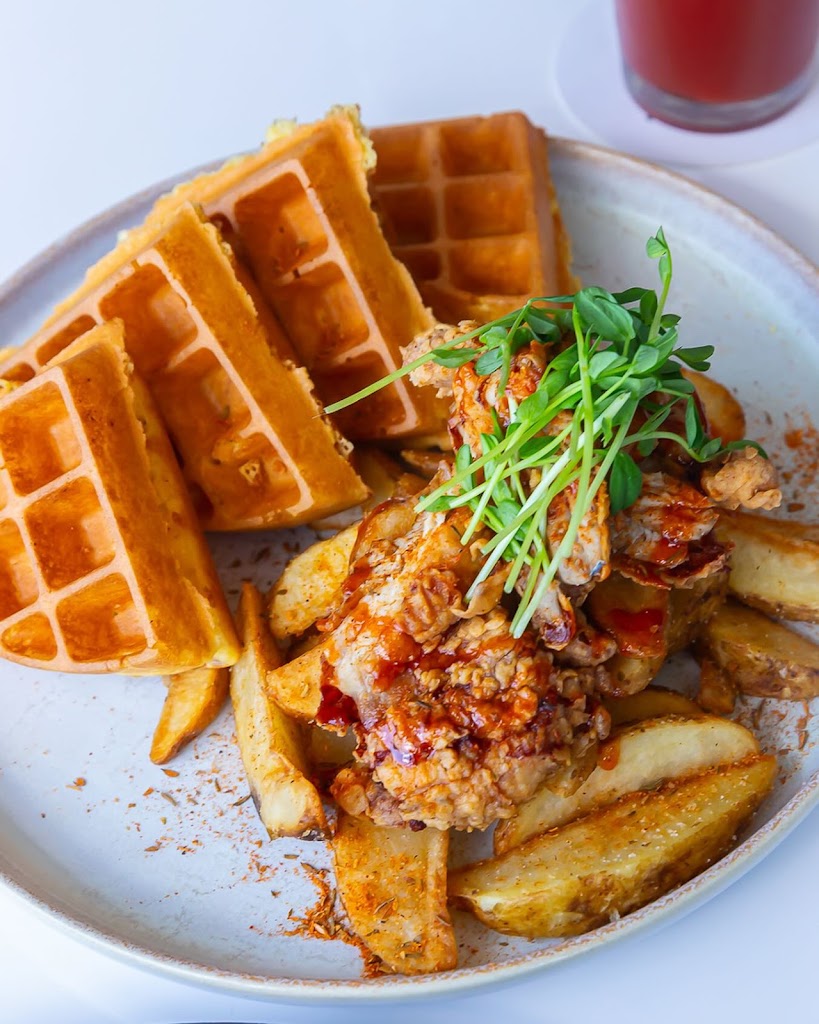 Chicken and waffles