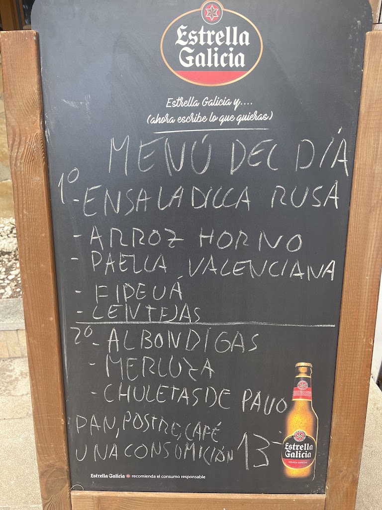 Restaurante El Refugio — Carta