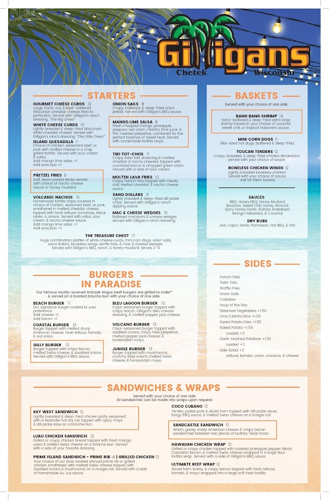  Gilligans in Chetek- bar, restaurant & lodging