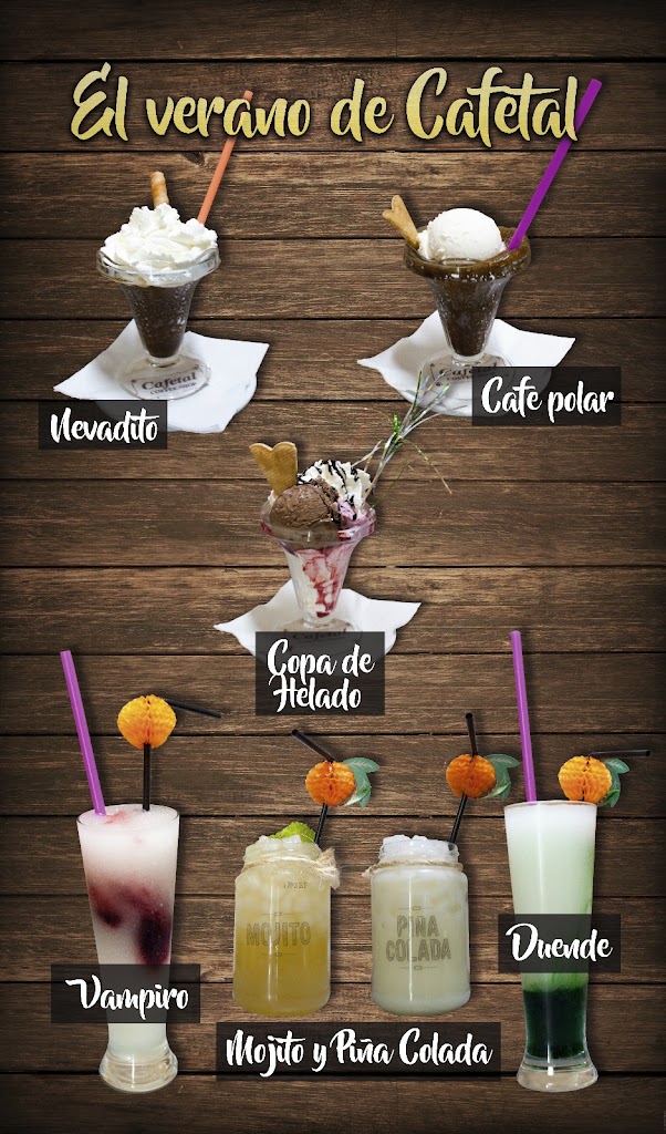 Cafeteria Cafetal — Carta