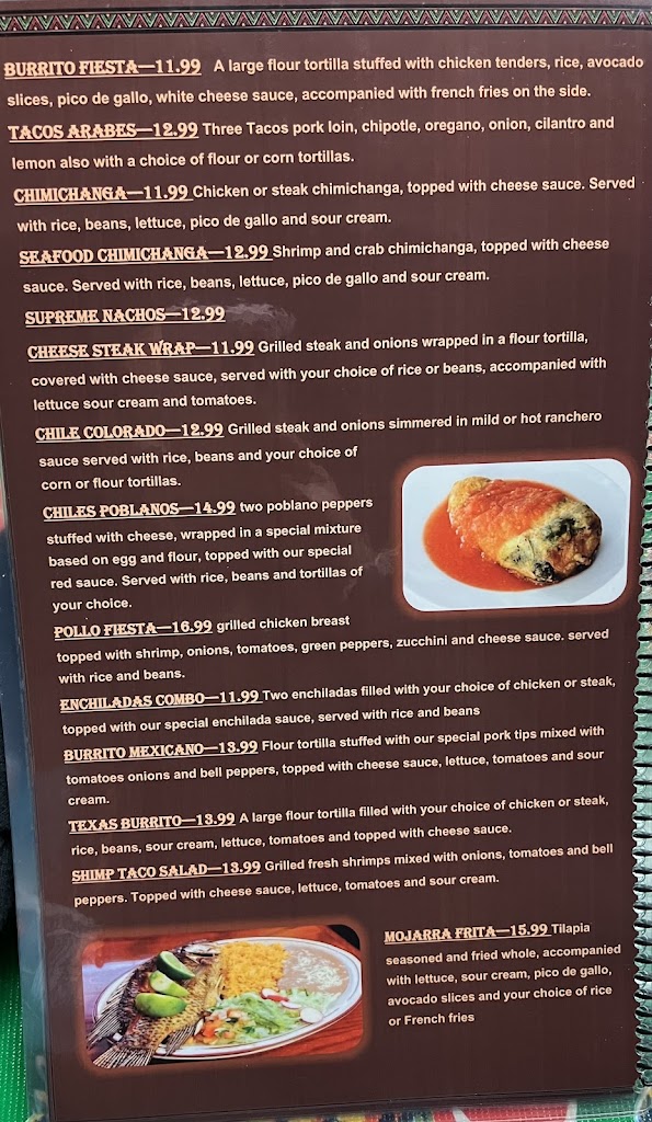  Taco fiesta mexican restaurant