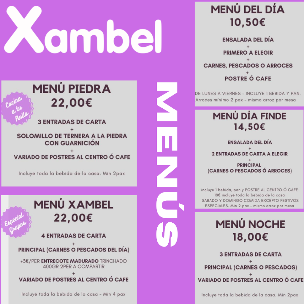 Xambel Elda — Carta