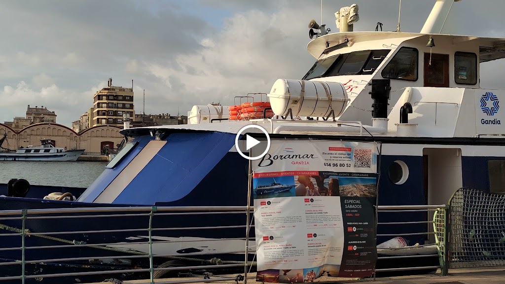 Boramar Gandia. Excursiones en barco — Videos