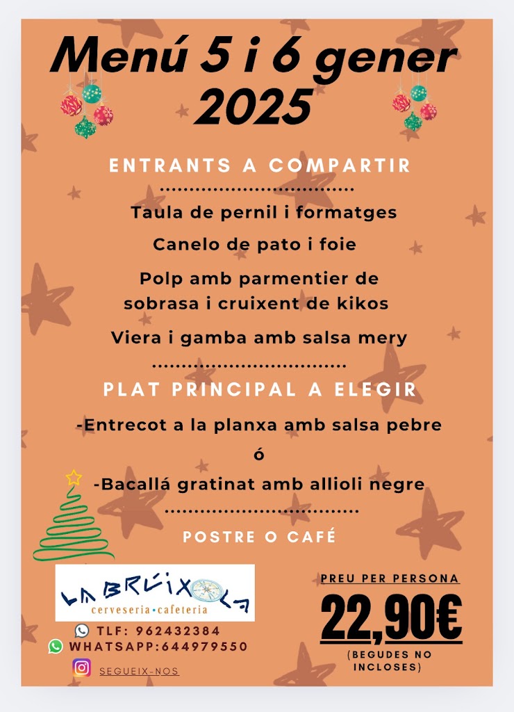 La Bruixola — Carta