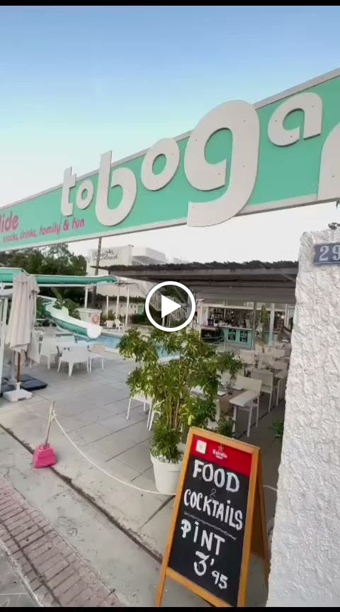TOBOGAN Food & Cocktails - Waterslide — Videos