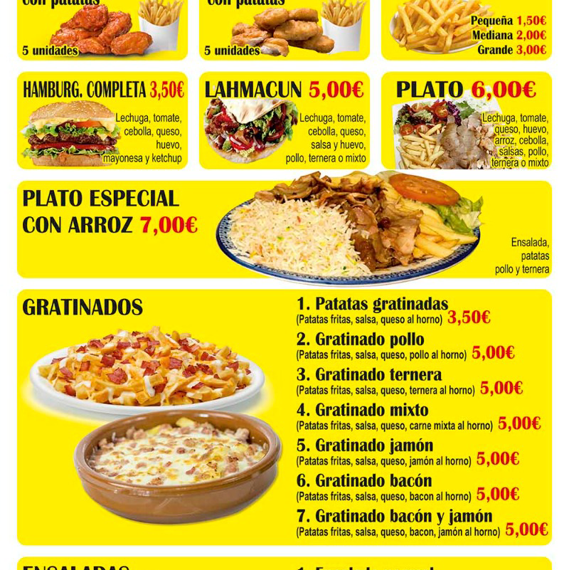 Kebab Cavaleri — Carta