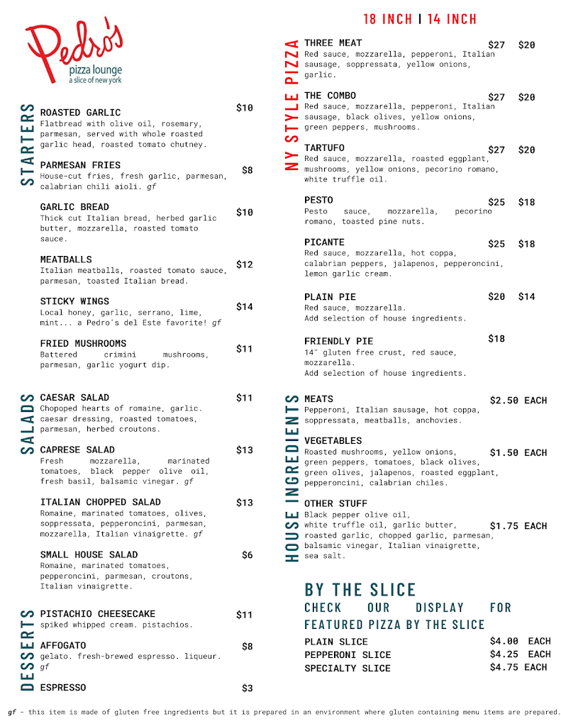  Pedro's Pizza Lounge