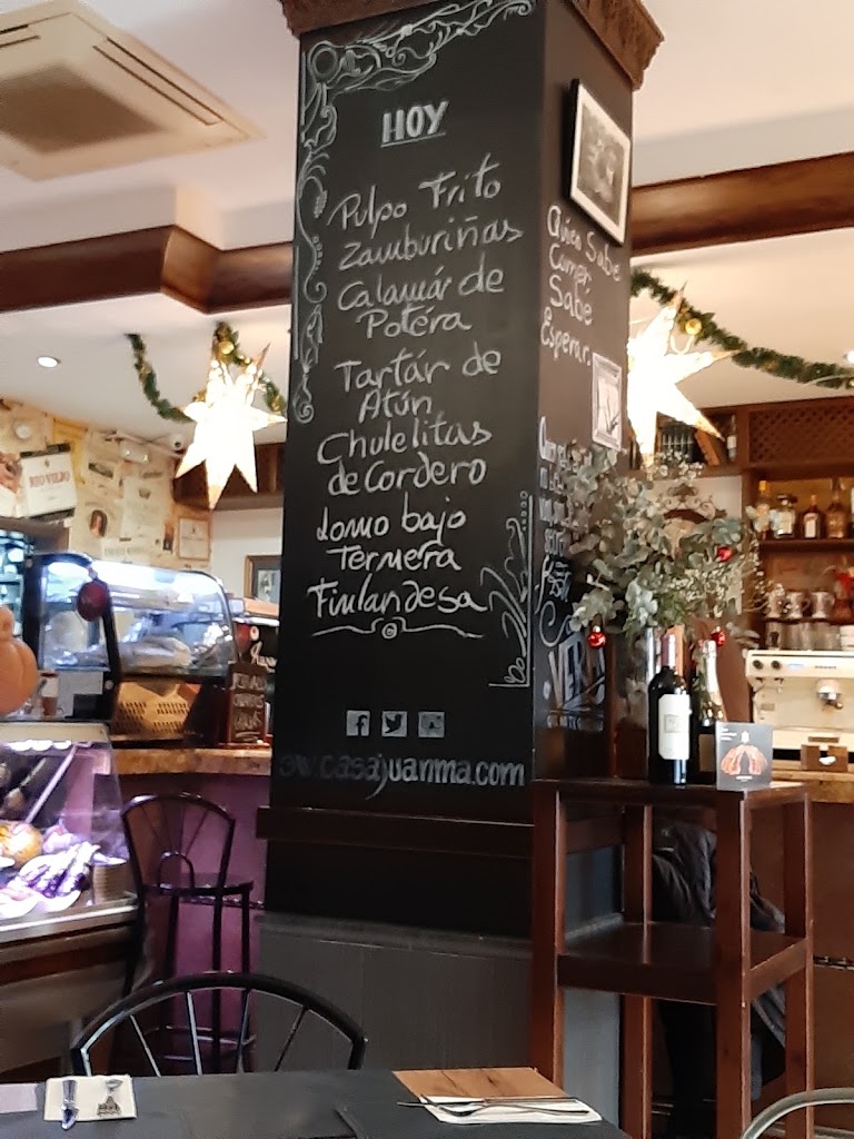 Juanma Restaurante — Carta