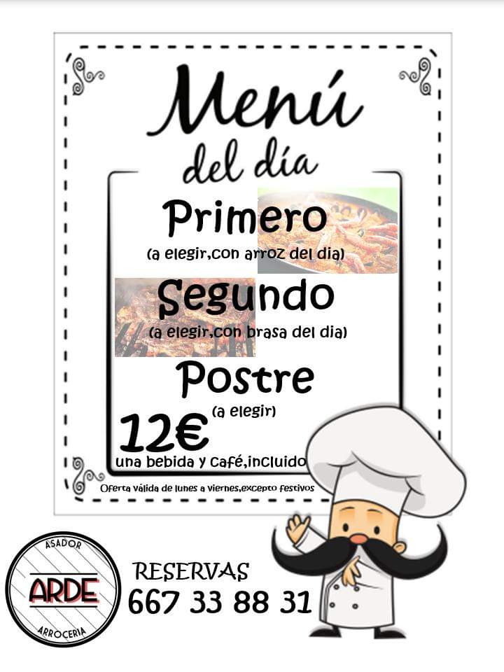 ARDE ASADOR-ARROCERIA. — Carta