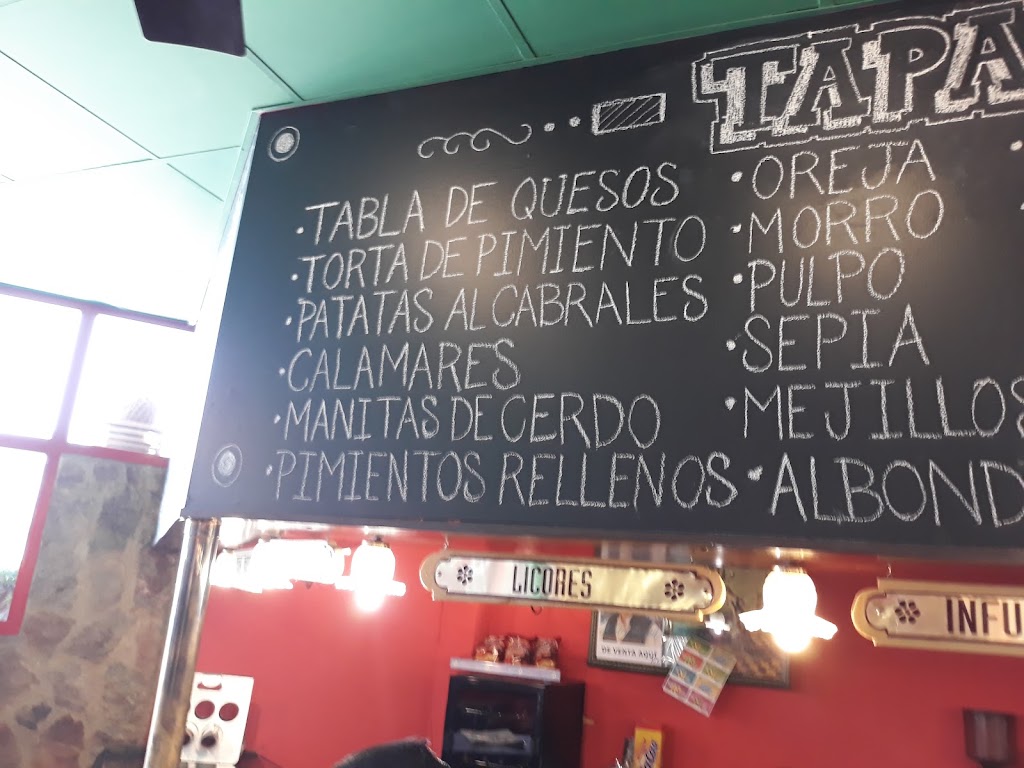 Cafeteria Tayto — Carta