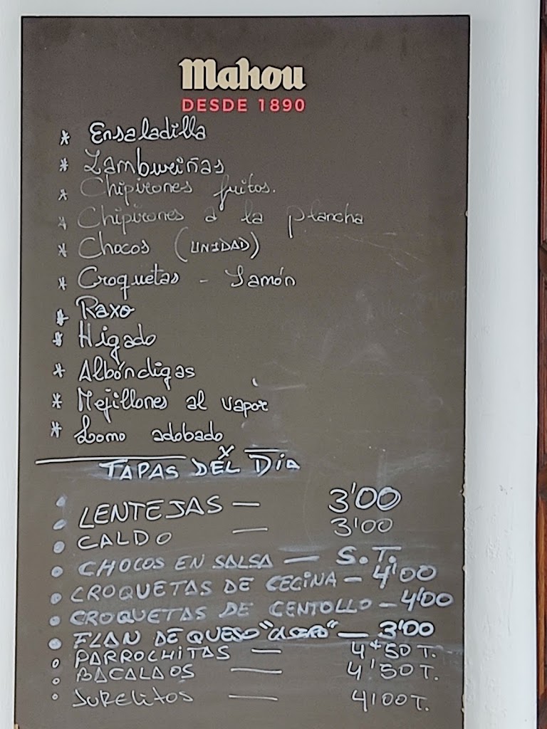 Meson A Marola — Carta