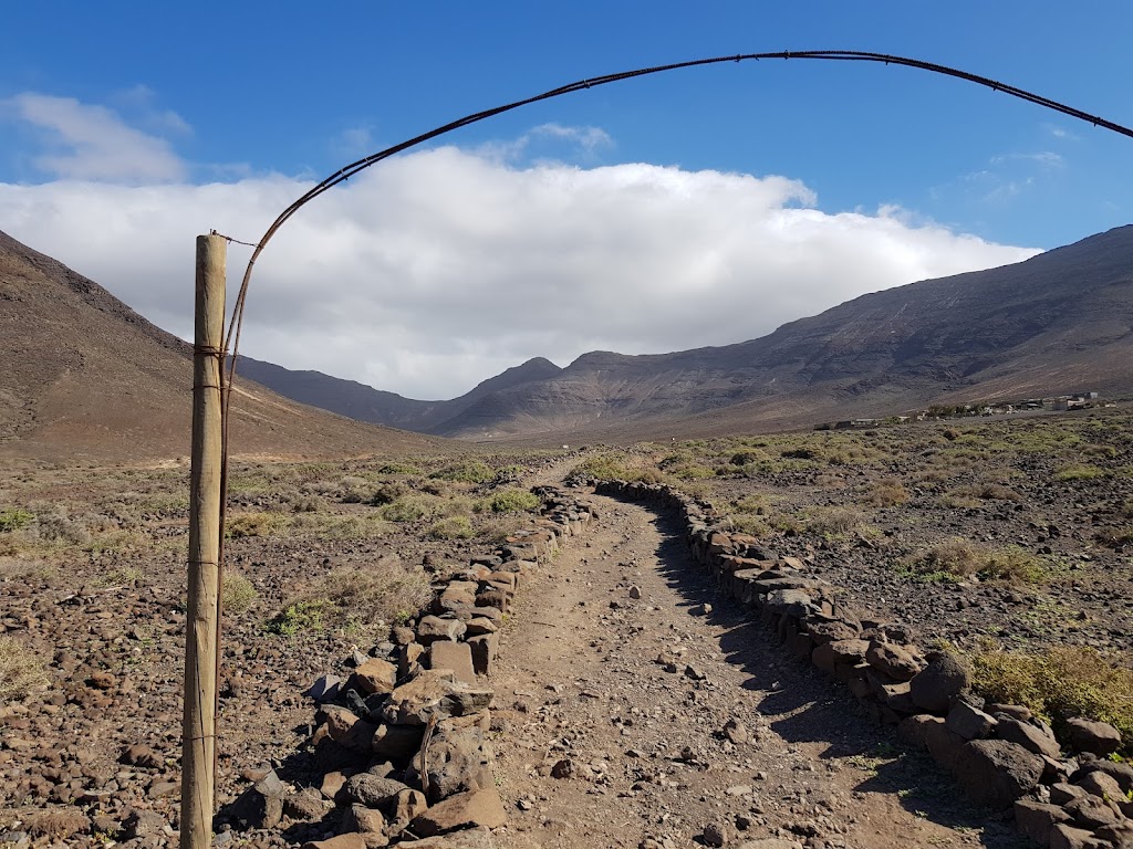 Comienzo subida camino Gran Valle hacia Cofete