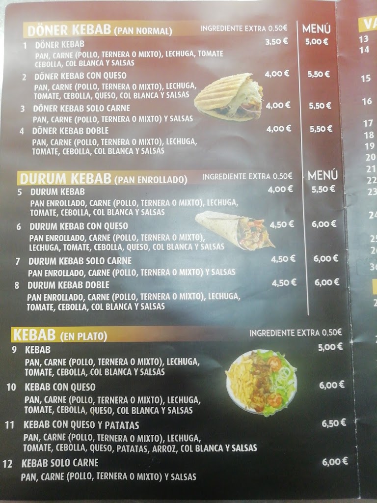 Fresh Doner Kebab — Carta