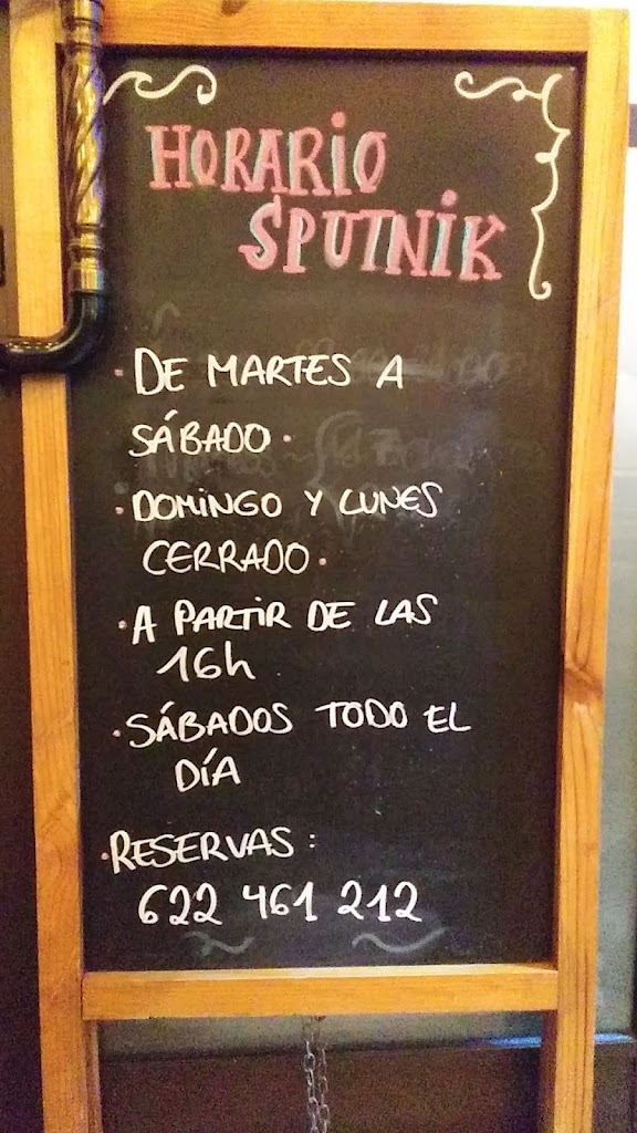Sputnik Brew Pub — Carta