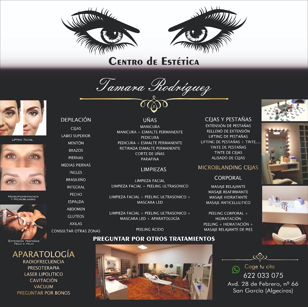 CENTRO DE ESTETICA TAMARA RODRIGUEZ — Carta