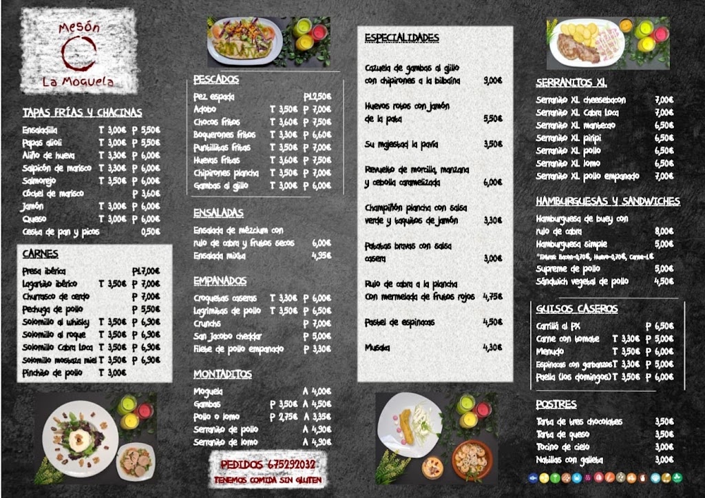 Meson La Moguela — Carta