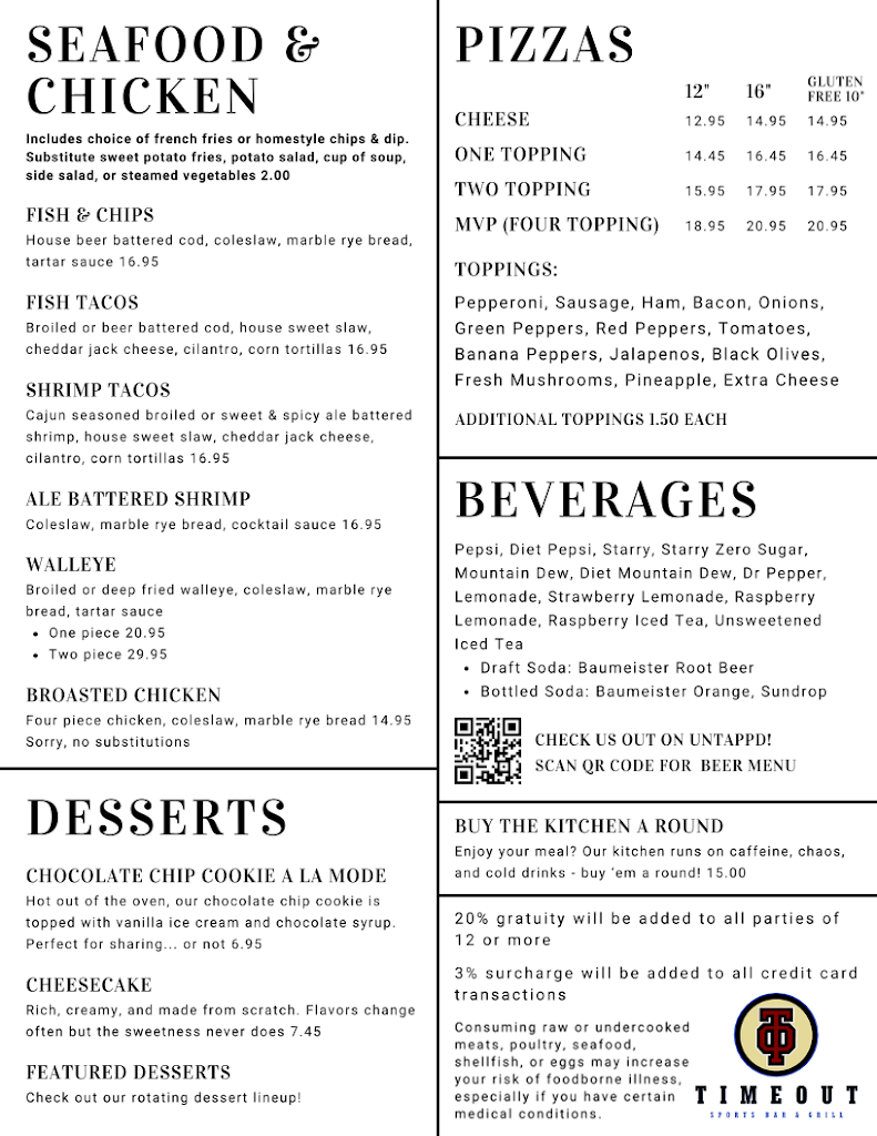  Time Out Sports Bar & Grill