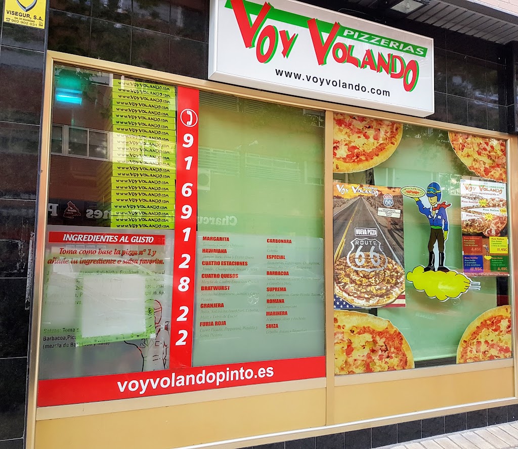 Pizzeria Voy Volando Pinto — Carta